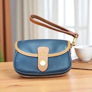 Dooney & Bourke Oncour Elba Flap Wristlet Leather